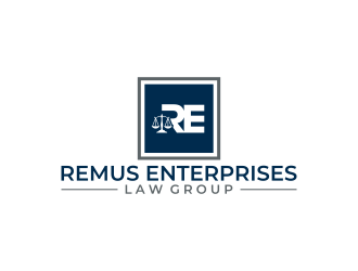 Remus Enterprises Law Group logo design by pakderisher