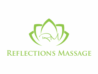 Reflections Massage logo design by hopee