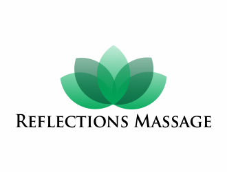 Reflections Massage logo design by hopee