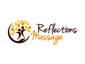 Reflections Massage logo design by kgcreative