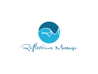 Reflections Massage logo design by Sheilla
