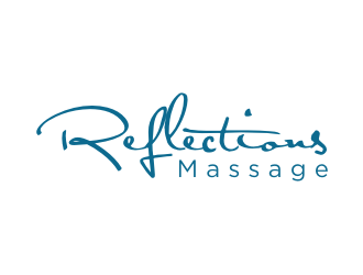 Reflections Massage logo design by Sheilla