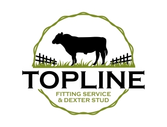Topline Fitting Service & Dexter Stud logo design by ruki