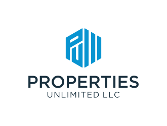 Properties Unlimited LLC logo design by ArRizqu