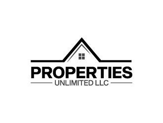 Properties Unlimited LLC logo design by aryamaity