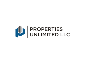 Properties Unlimited LLC logo design by R-art