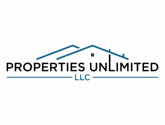 Properties Unlimited LLC logo design by hopee