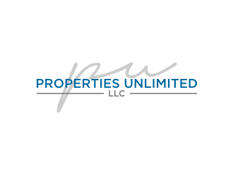 Properties Unlimited LLC logo design by rief