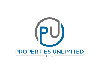 Properties Unlimited LLC logo design by rief