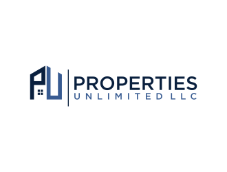 Properties Unlimited LLC logo design by ammad