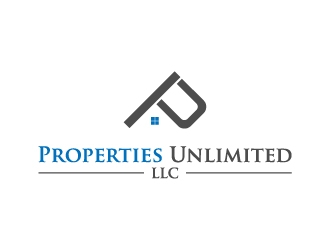 Properties Unlimited LLC logo design by pambudi