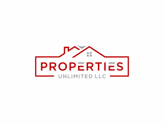 Properties Unlimited LLC logo design by checx
