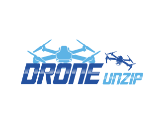 Drone Unzip logo design by qqdesigns