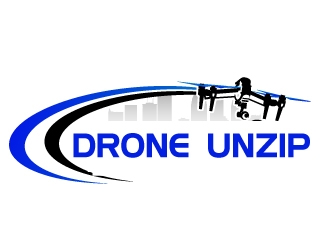 Drone Unzip logo design by AamirKhan