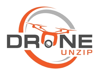 Drone Unzip logo design by MAXR
