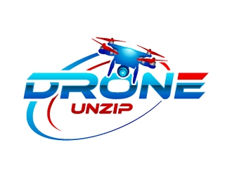 Drone Unzip logo design by uttam
