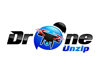Drone Unzip logo design by uttam