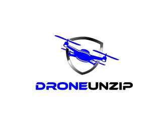 Drone Unzip logo design by maze