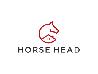 Horse Head logo design by ArRizqu