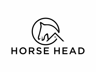 Horse Head logo design by checx