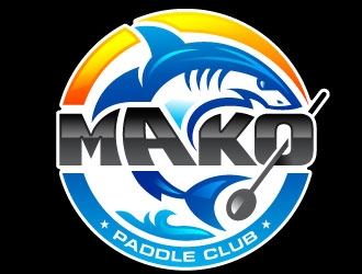 Mako Paddle Club logo design by Suvendu