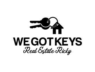 WE GOT KEYS is the name of the logo logo design by aryamaity