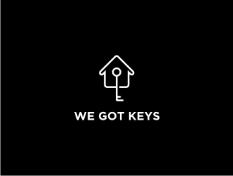 WE GOT KEYS is the name of the logo logo design by hopee