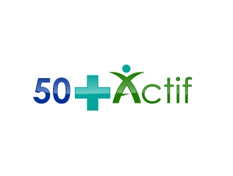 50➕ Actif logo design by uttam