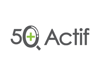 50➕ Actif logo design by neonlamp
