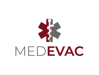 MedEvac logo design by mhala