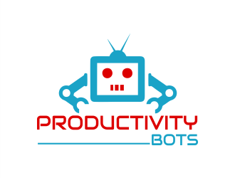 Productivity Bots logo design by Gwerth