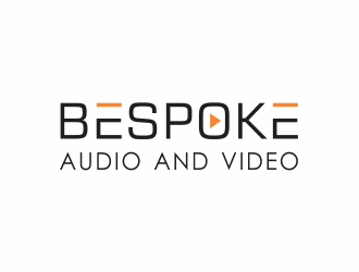 Bespoke Audio and Video  or Bespoke AV logo design by up2date