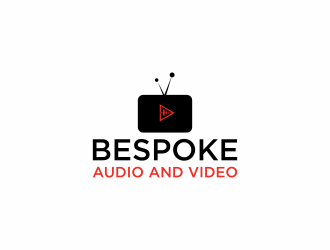 Bespoke Audio and Video  or Bespoke AV logo design by luckyprasetyo