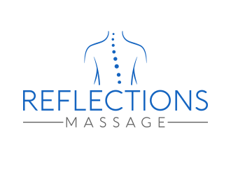 Reflections Massage logo design by keylogo