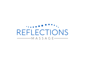 Reflections Massage logo design by keylogo