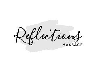 Reflections Massage logo design by treemouse