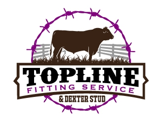 Topline Fitting Service & Dexter Stud logo design by AamirKhan
