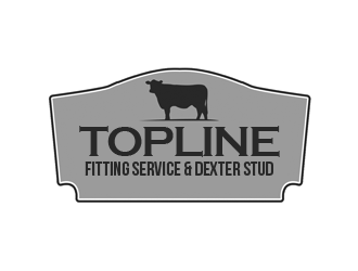 Topline Fitting Service & Dexter Stud logo design by kunejo