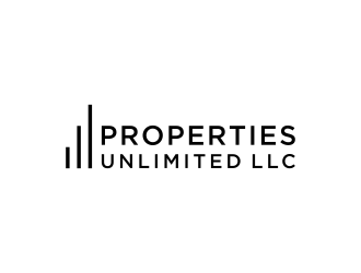 Properties Unlimited LLC logo design by N3V4