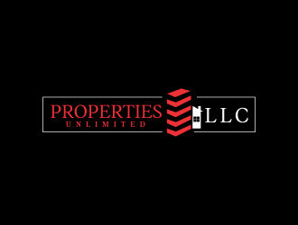 Properties Unlimited LLC logo design by giphone