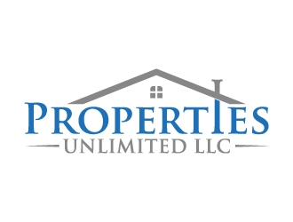 Properties Unlimited LLC logo design by MUSANG