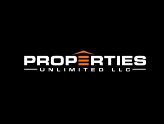 Properties Unlimited LLC logo design by sanworks