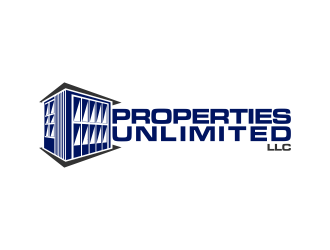 Properties Unlimited LLC logo design by pakNton