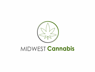Midwest Cannabis logo design by giphone