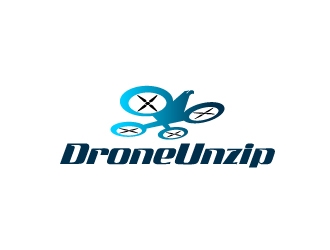 Drone Unzip logo design by Marianne