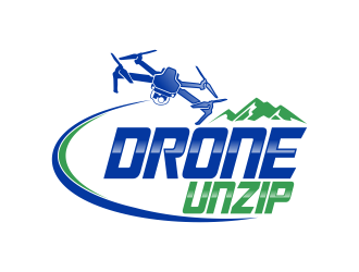 Drone Unzip logo design by qqdesigns