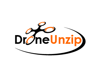 Drone Unzip logo design by THOR_