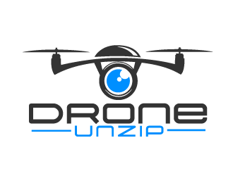 Drone Unzip logo design by THOR_