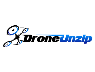Drone Unzip logo design by THOR_