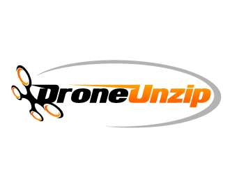 Drone Unzip logo design by THOR_